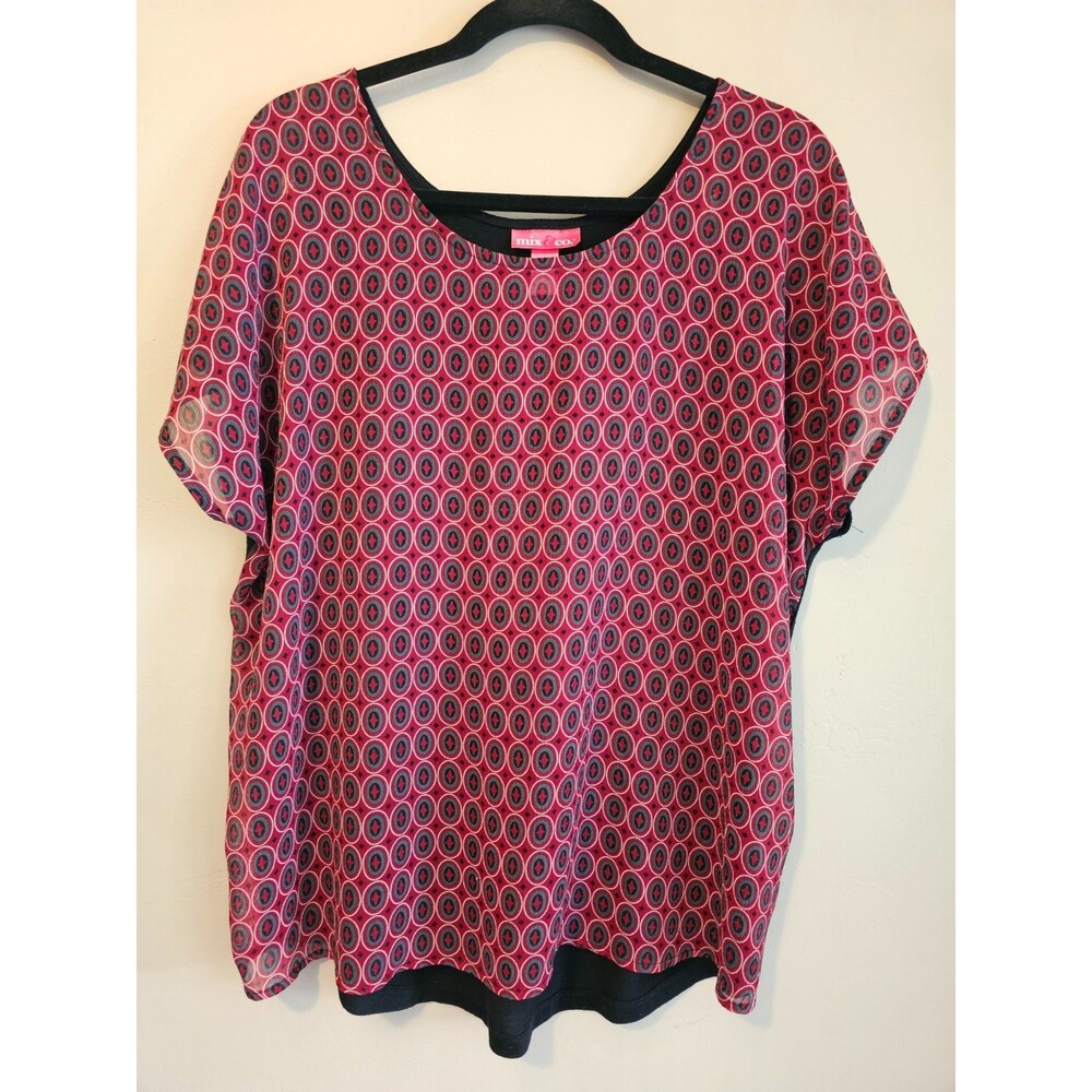 Style & Co Women’s Size Large Blouse Top Shirt Boho Cottagecore
